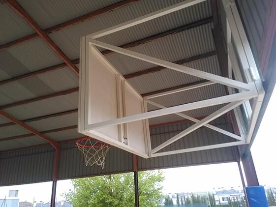 JUEGO CANASTAS BALONCESTO ABATIBLES VUELO 1,5 MT, -SIN TABLERO, NI ARO - 2/2