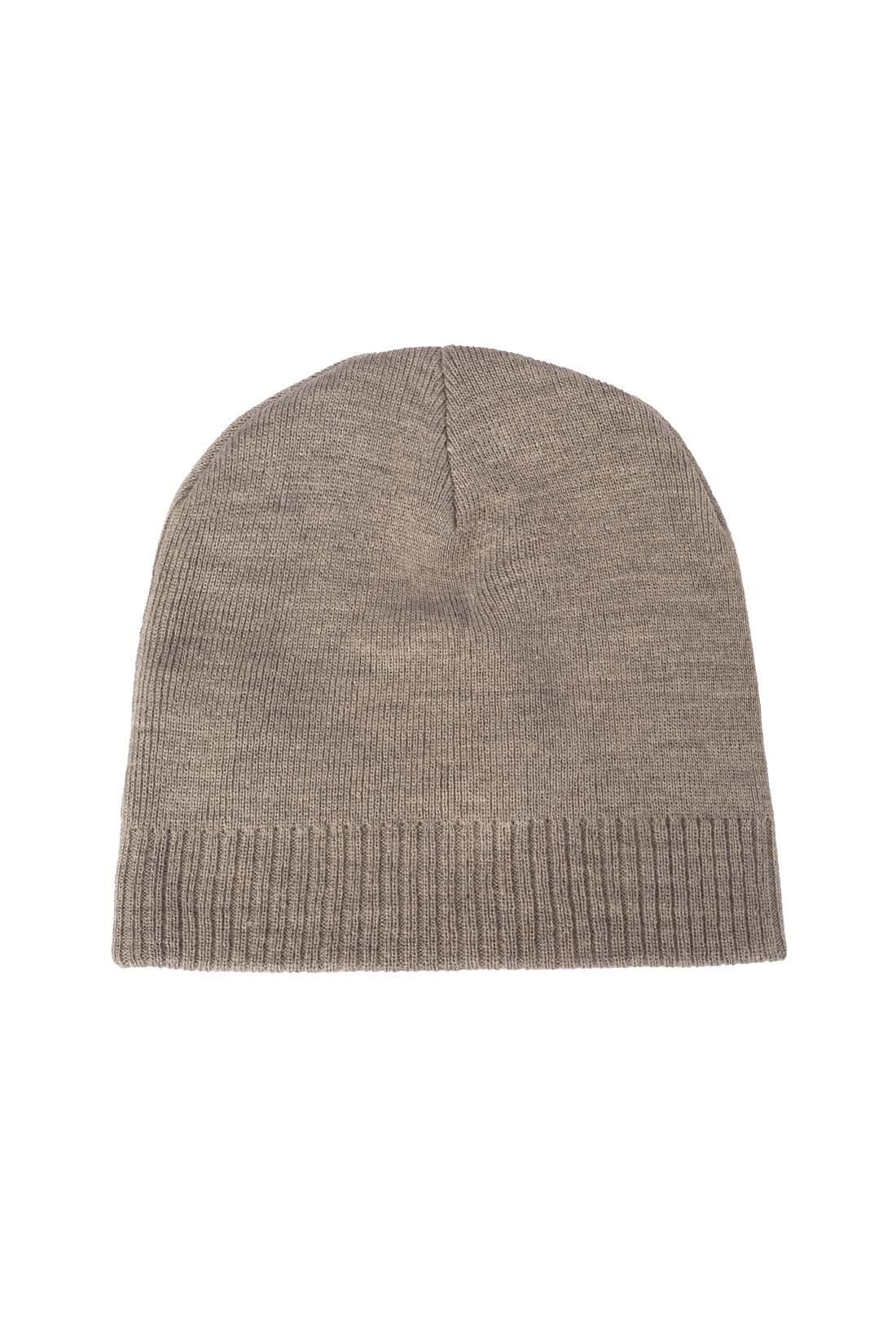 Cuffia uomo con ricamo logo tonale 4/4