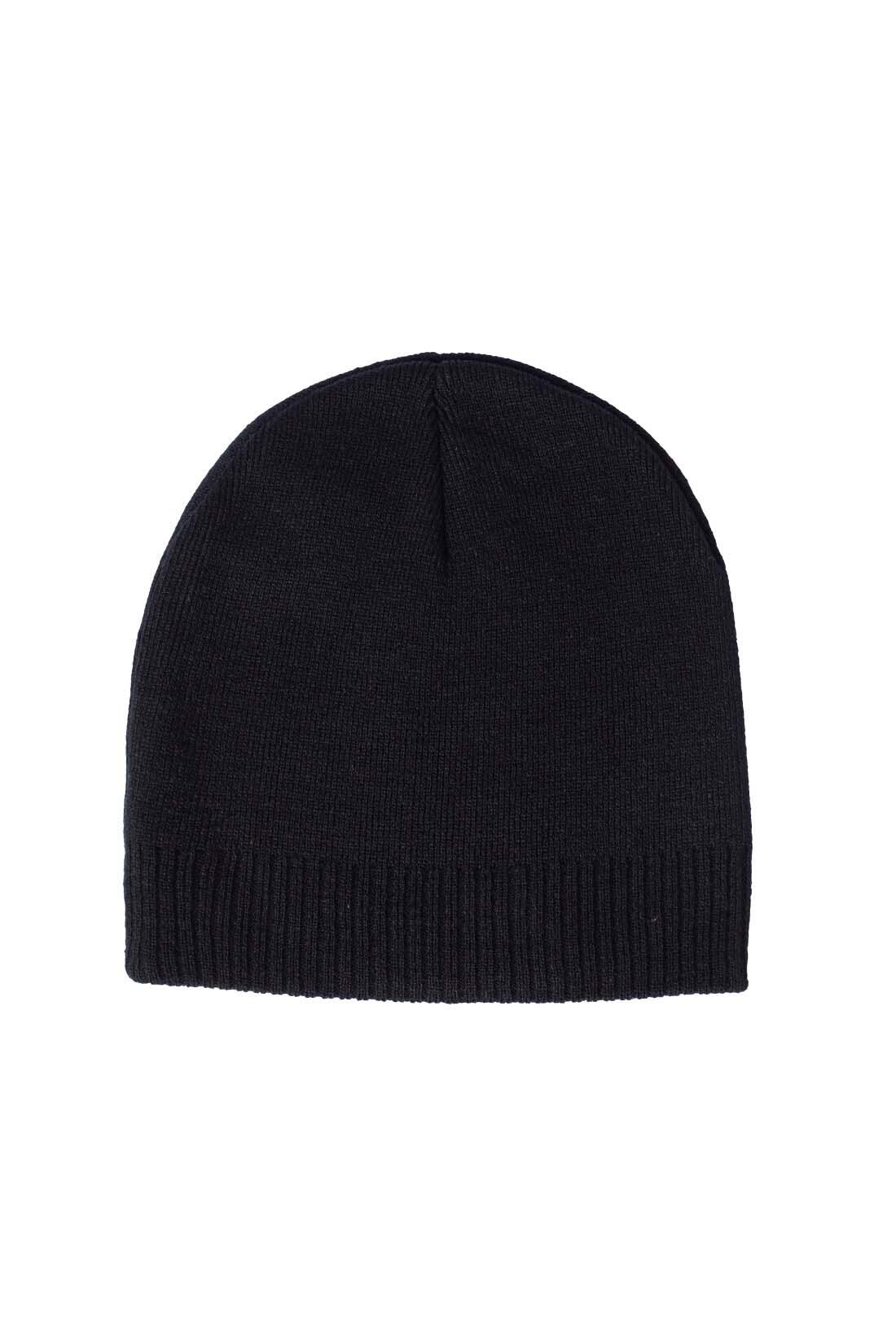 Cuffia uomo con ricamo logo tonale 3/4