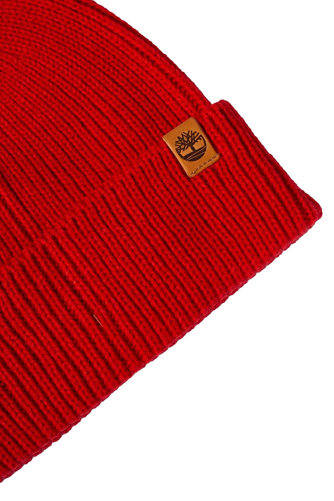 Cuffia uomo a costine con etichetta logo 2/4