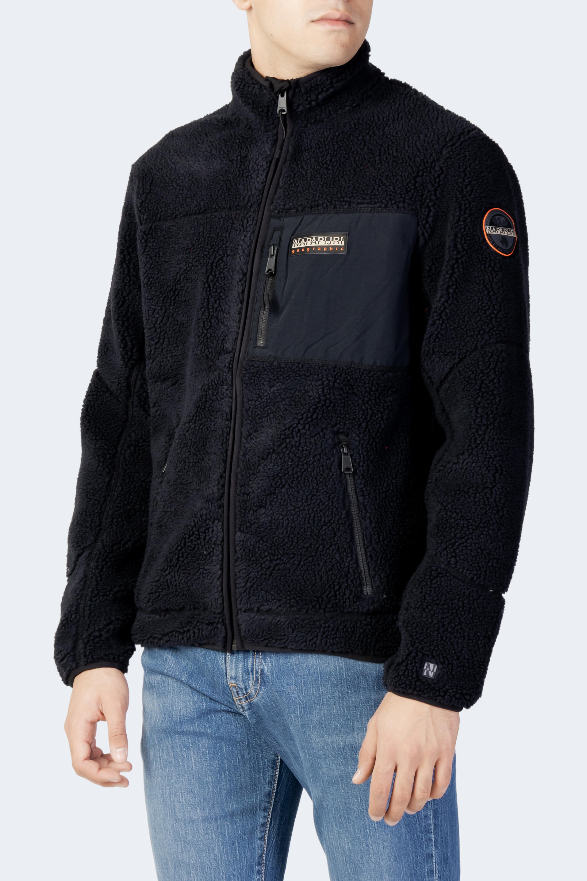 sweat-shirt YUPIK FZ HOMME BLEU NAPAPIJRI Decathlon