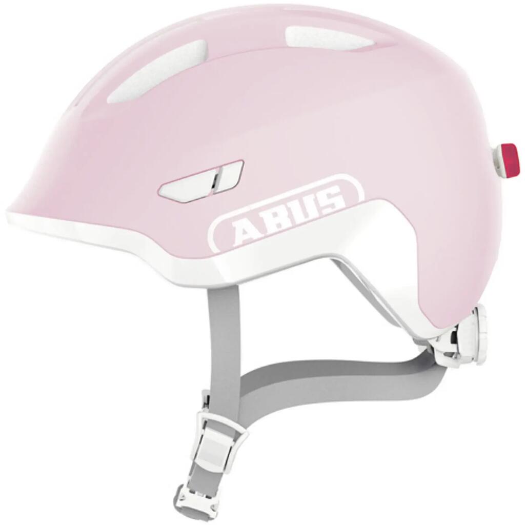 Abus Smiley 3.0 ACE LED Kids Helmet — Pure Rose, M (50-55 cm)