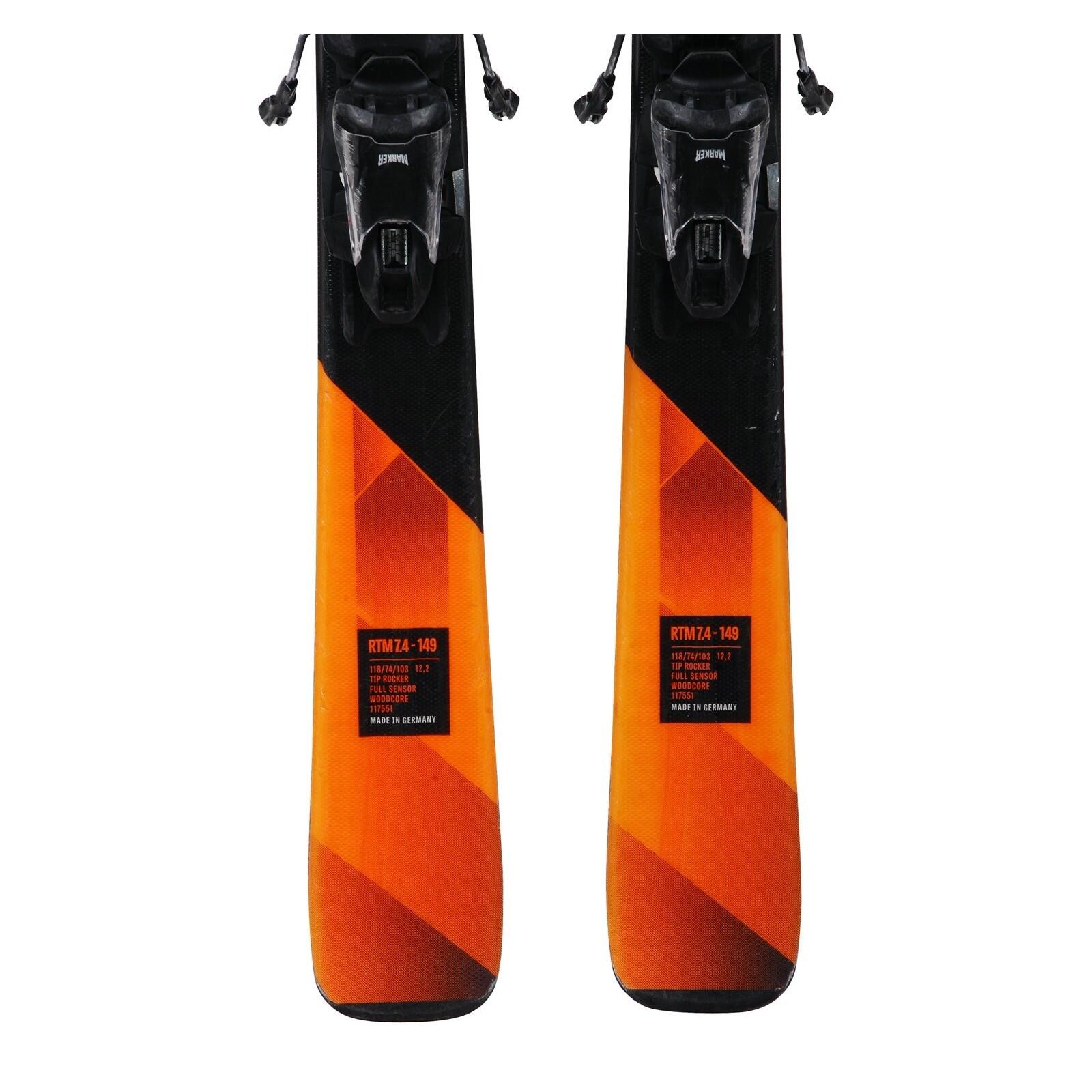 RECONDITIONNE - Ski Volkl Rtm 7.4 + Fixations 4/4