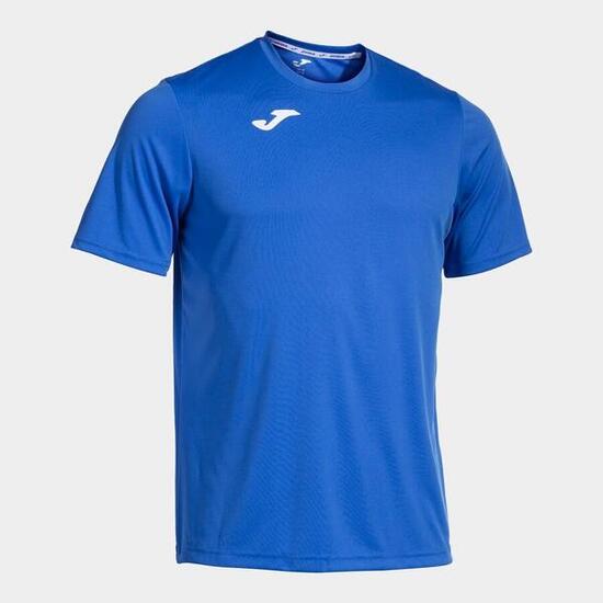 Camiseta Manga Corta Fútbol Niños Joma Combi Coral Flúor