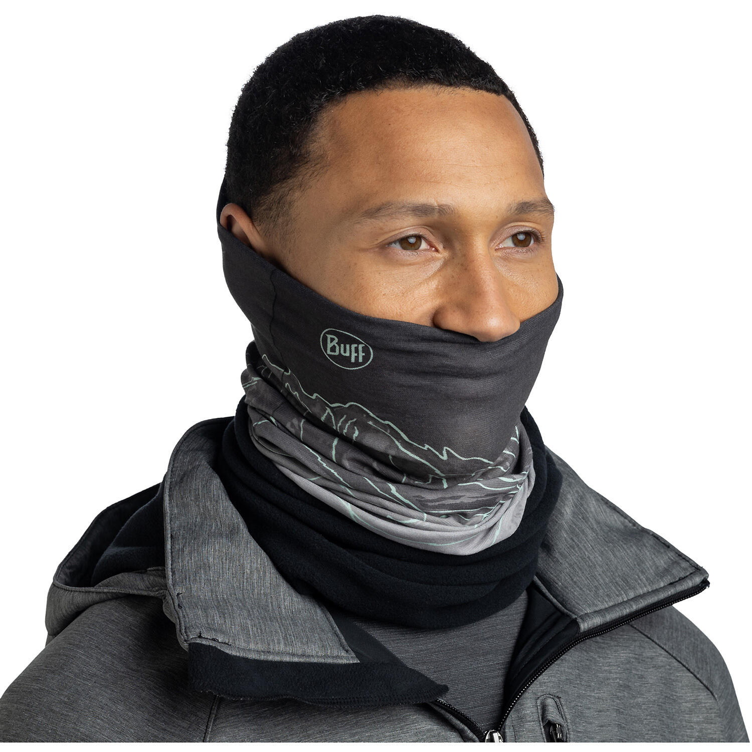 Braga de cuello Polar Unisex Buff Gris 4/7
