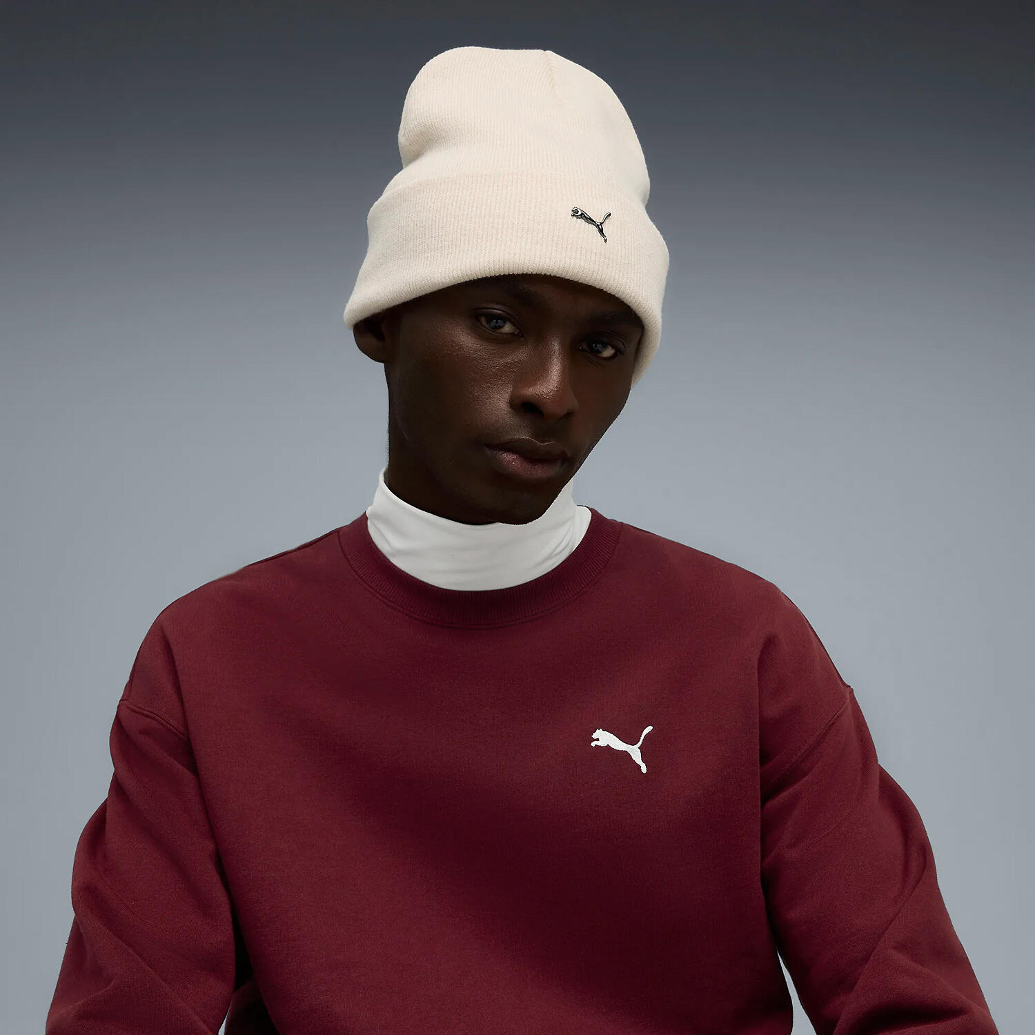 Bonnet à couronne haute avec logo PUMA CAT en métal PUMA 4/4