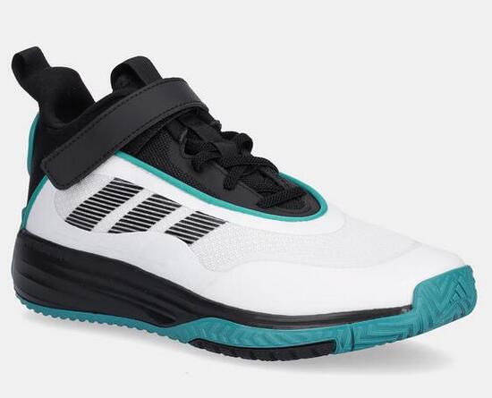 Scarpe ragazzo adidas ownthegame 3.0 k - nero/bianco