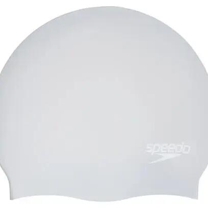 Speedo long hair swim cap Silver