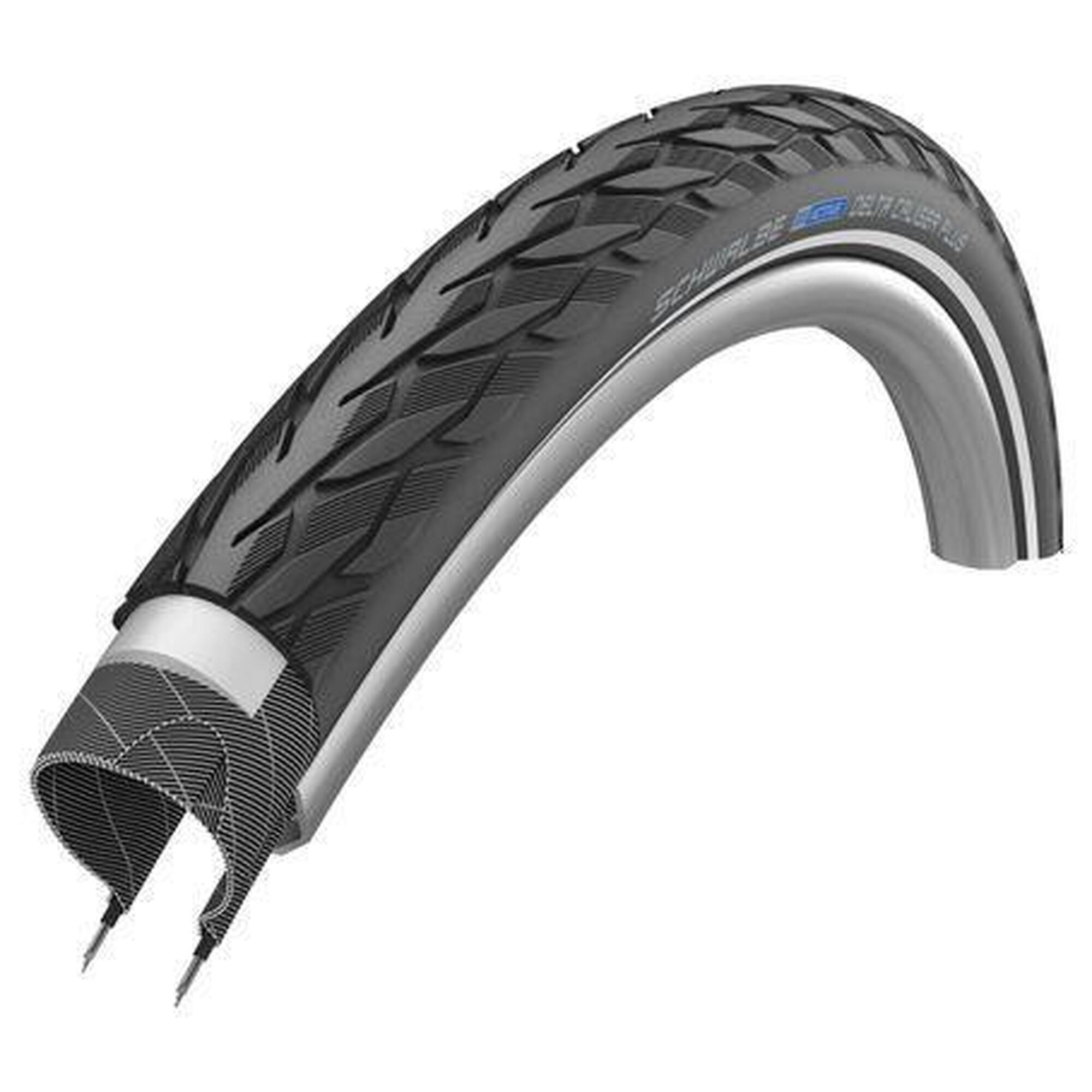 Schwalbe - Schwalbe Pneu Extérieur Delta Cruiser Plus 20 X 1.75 Noir Reflexion - Pneu - Noir - Taille Unique - Decathlon