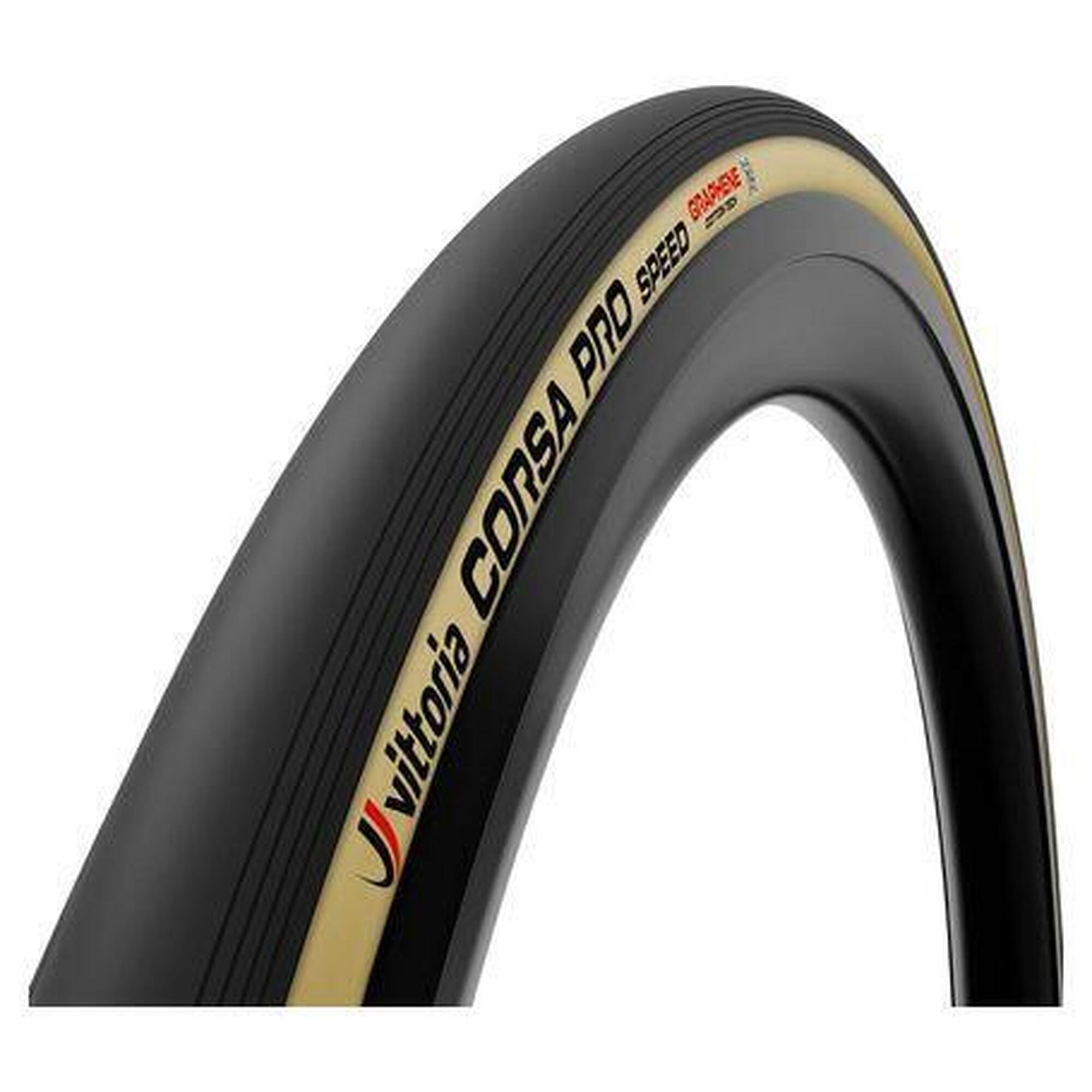 Vittoria - Pneu Route Vittoria Corsa Pro Speed 700 Mm Tubeless Ready Souple Graphene G2.0 + - Pneu - Beige - 23-622 - Decathlon