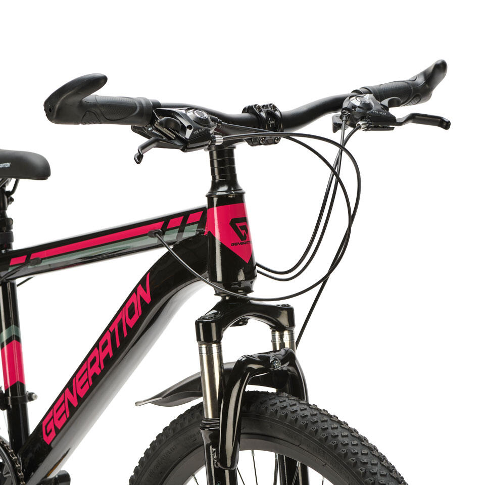Generation Baturo Bicicleta de Montaña 24 pulgadas – Rosa – Guardabarros 4/5
