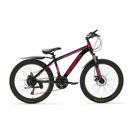 Generation Baturo Mountainbike 24 Zoll - Rosa - Schutzbleche