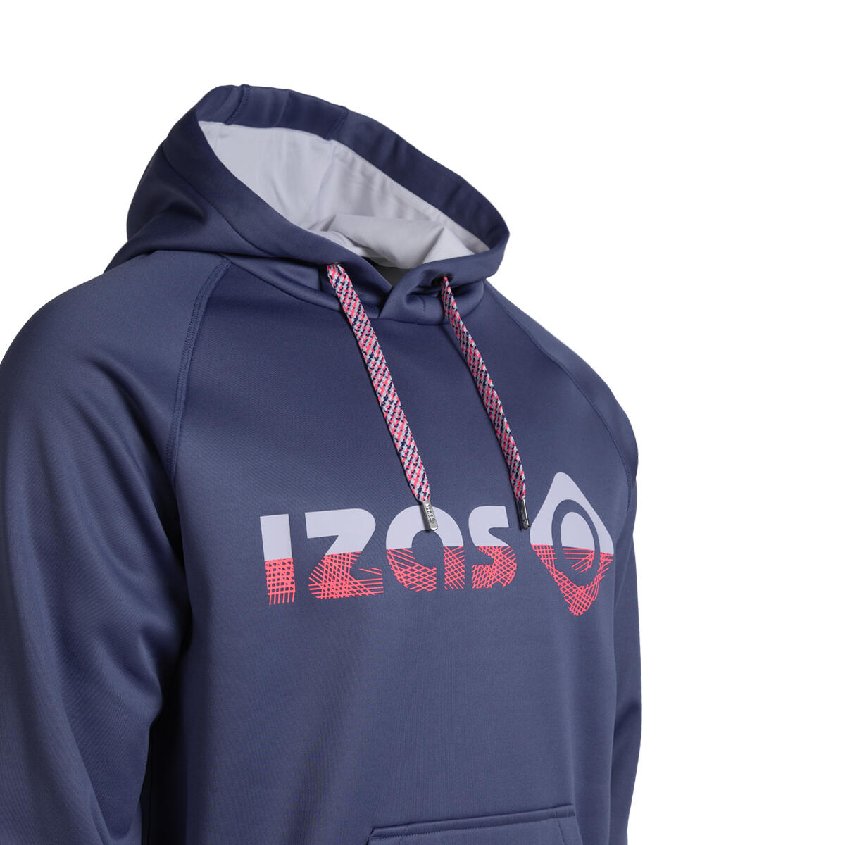 Felpa unisex DUERO V2 con cappuccio, logo e tasca frontale 3/4