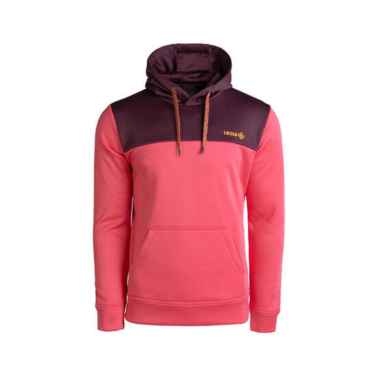 Felpa DUERO MIX con cappuccio regolabile logo frontale e tasca a canguro