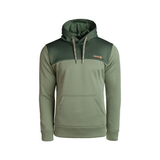 Felpa DUERO MIX con cappuccio regolabile logo frontale e tasca a canguro