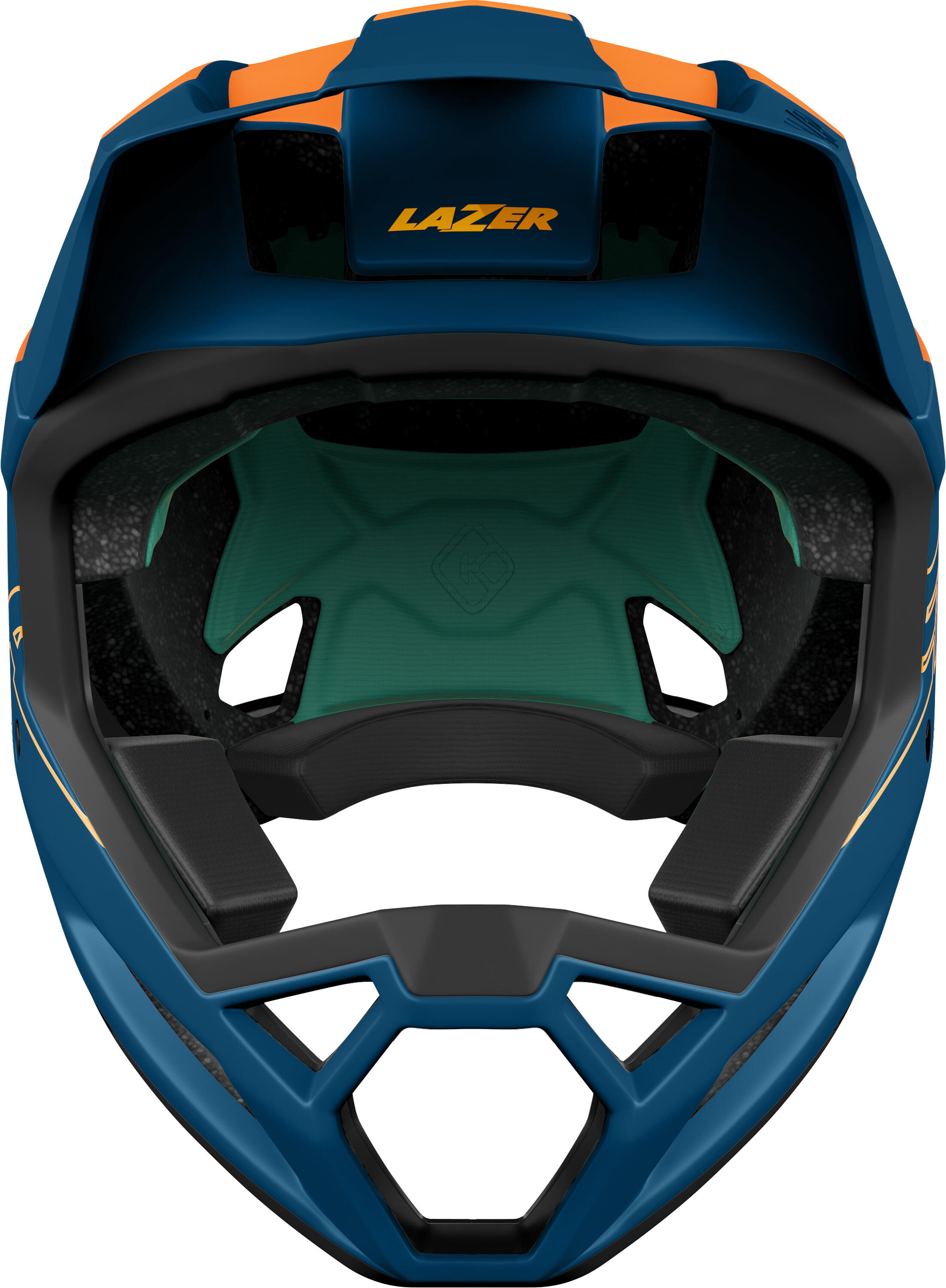 Casque intégral Cage KinetiCore, bleu-orange 3/5