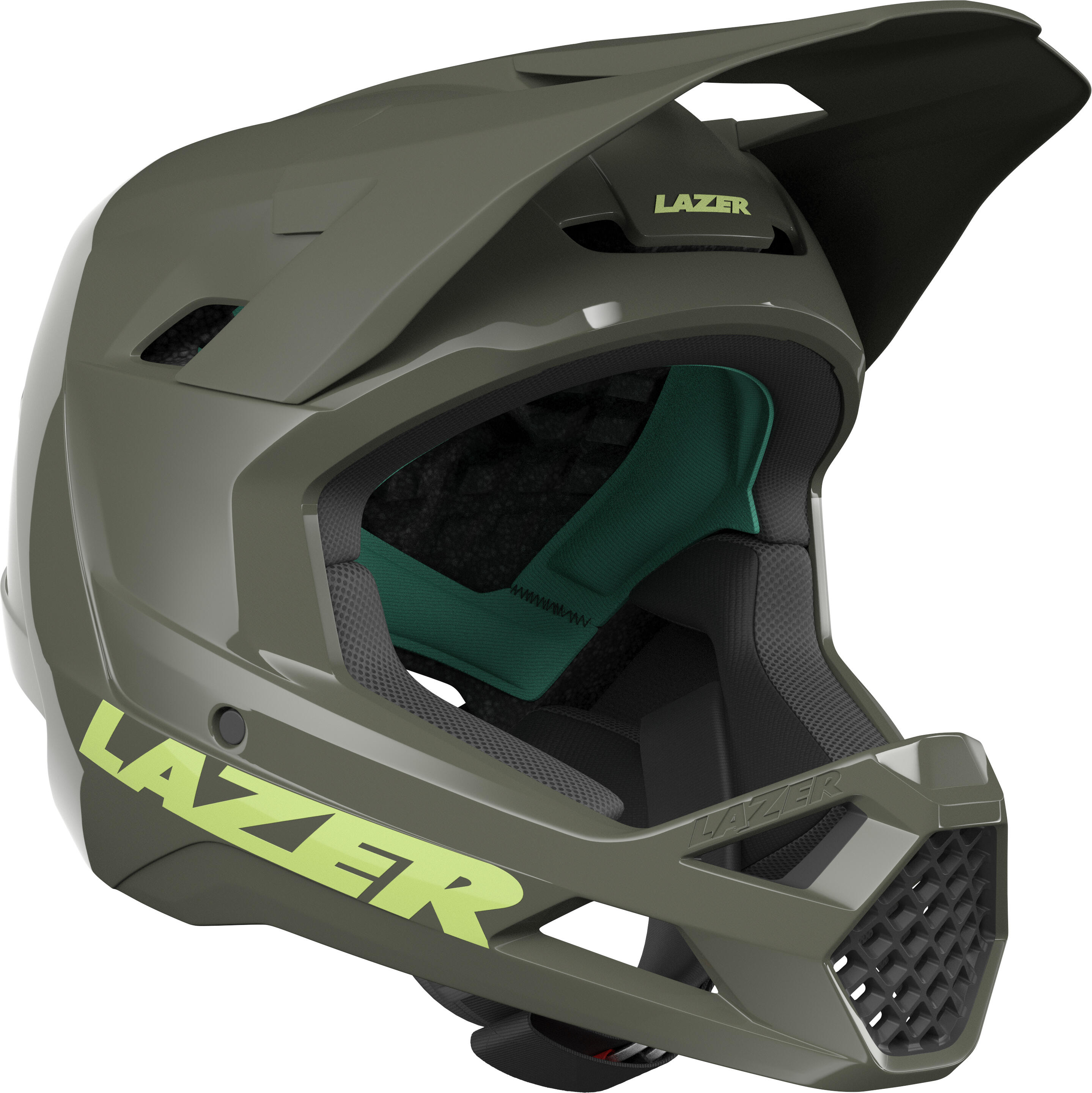 Casco integrale da ciclismo Chase KinetiCore, verde muschio 2/5