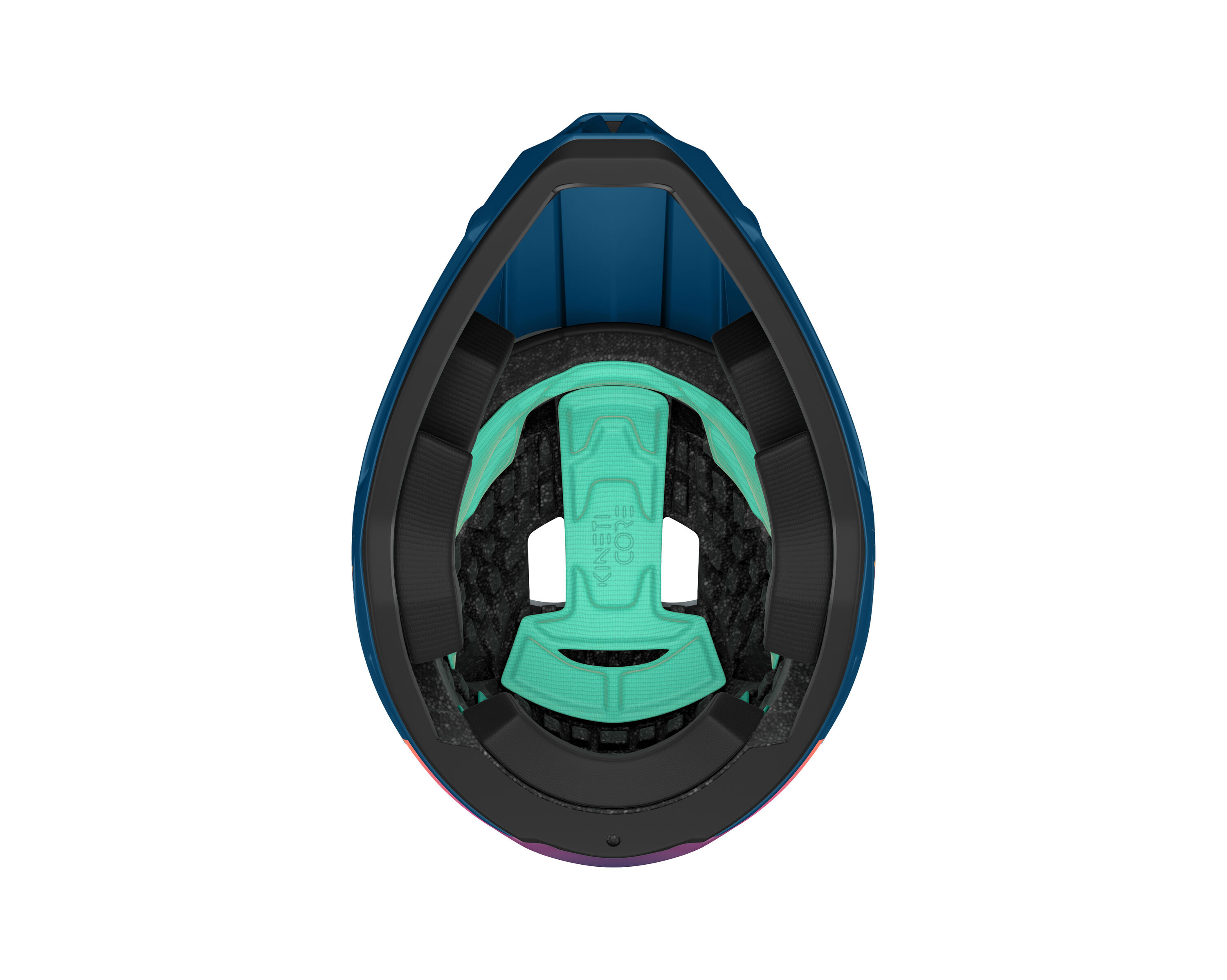 Casque intégral Cage KinetiCore, bleu-orange 4/5