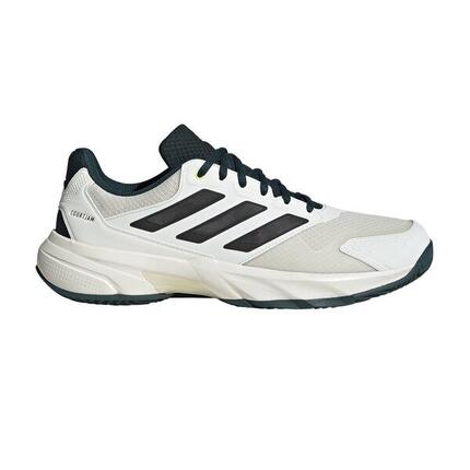 Tenis Y Padel Hombre - ADIDAS Court Jam Control 3 Clay M - White/Aurora Ivy