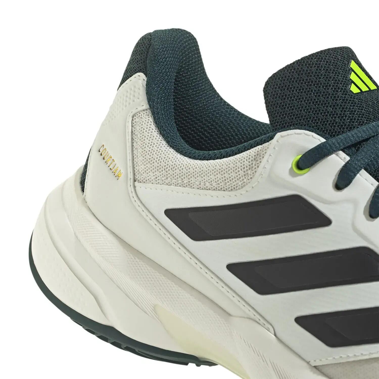 Tennis Padelschuhe Herren - ADIDAS Court Jam Control 3 Clay M - White/Aurora 6/7
