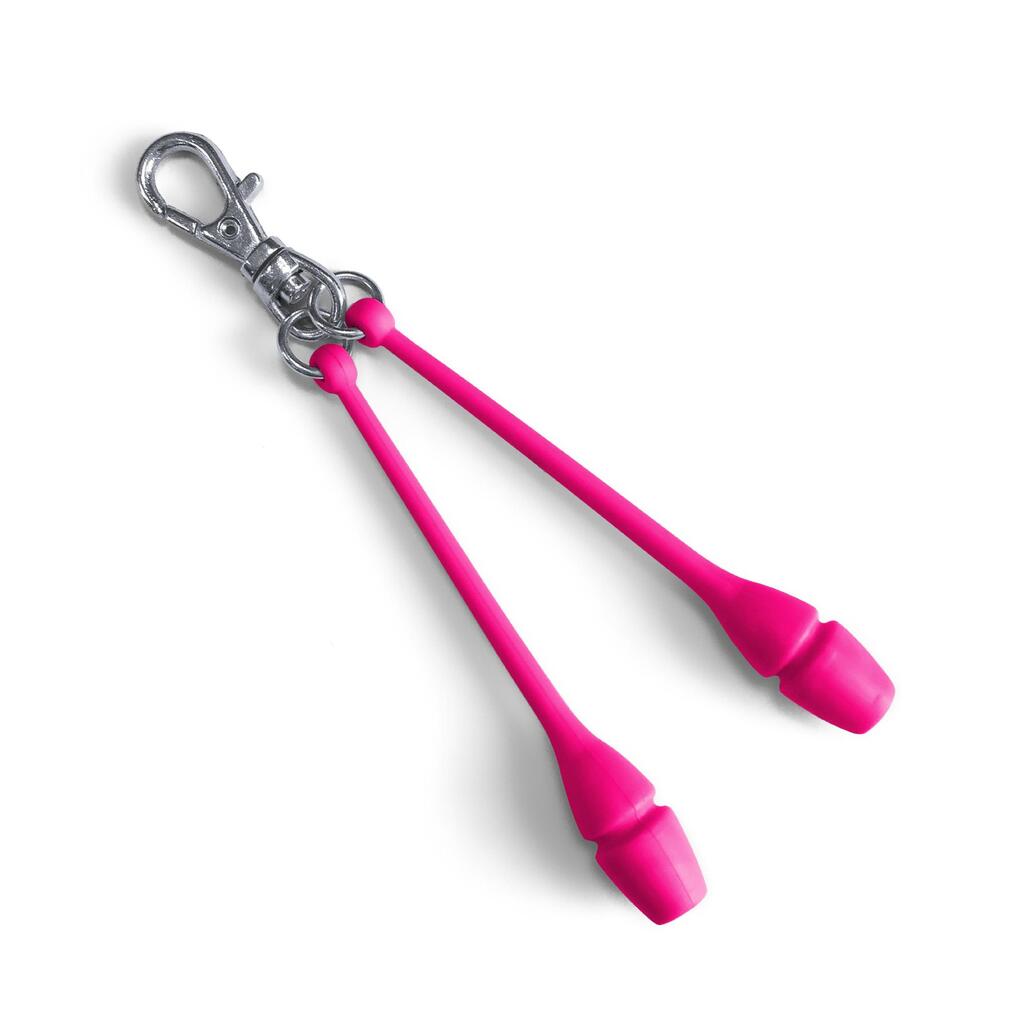 INDIGO Rhythmic Gymnastics Clubs Keychain 8 cm