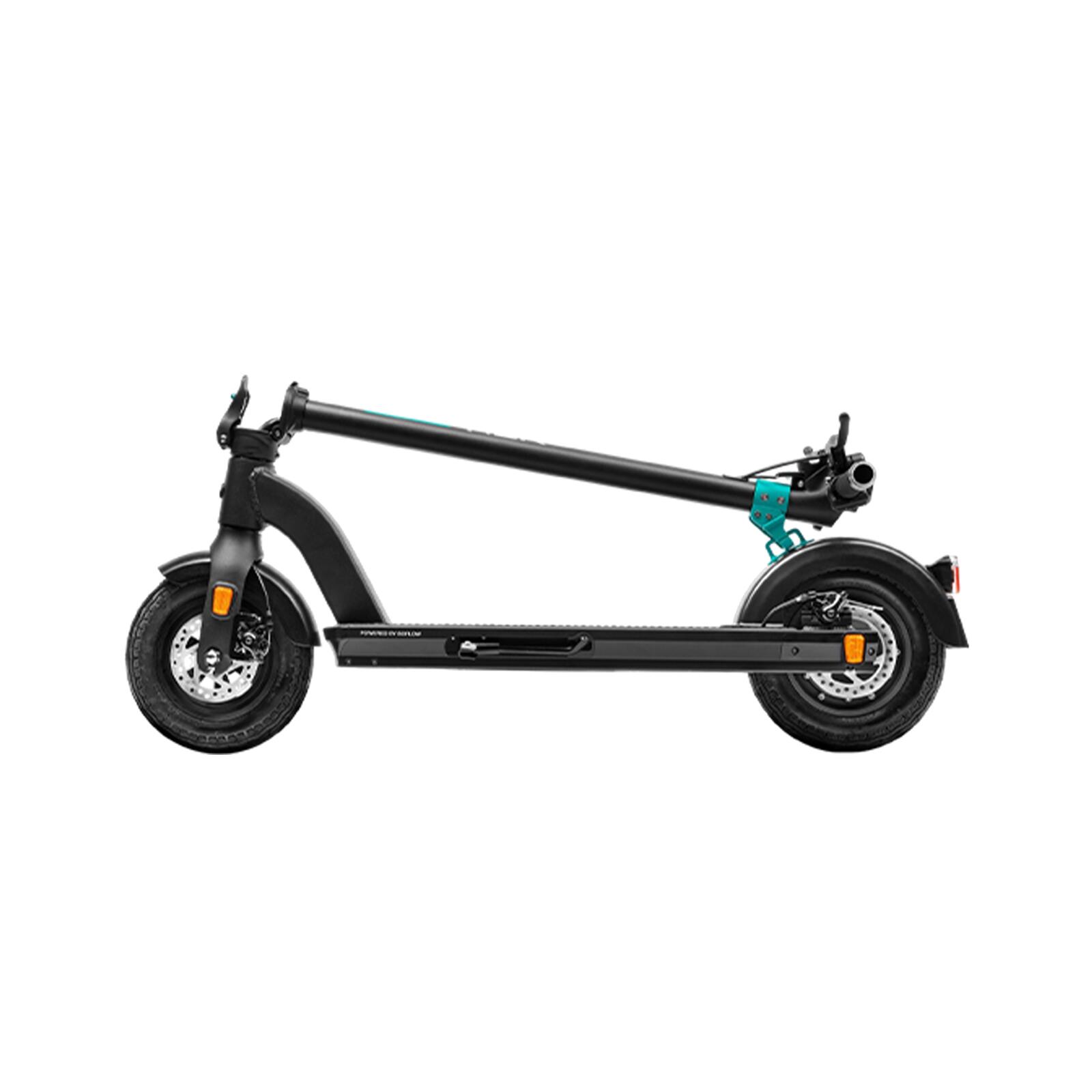 SoFlow SO myTIER Faltbarer 10"" E-Scooter + SoFlow - Handyhalterungtürkis 3/4