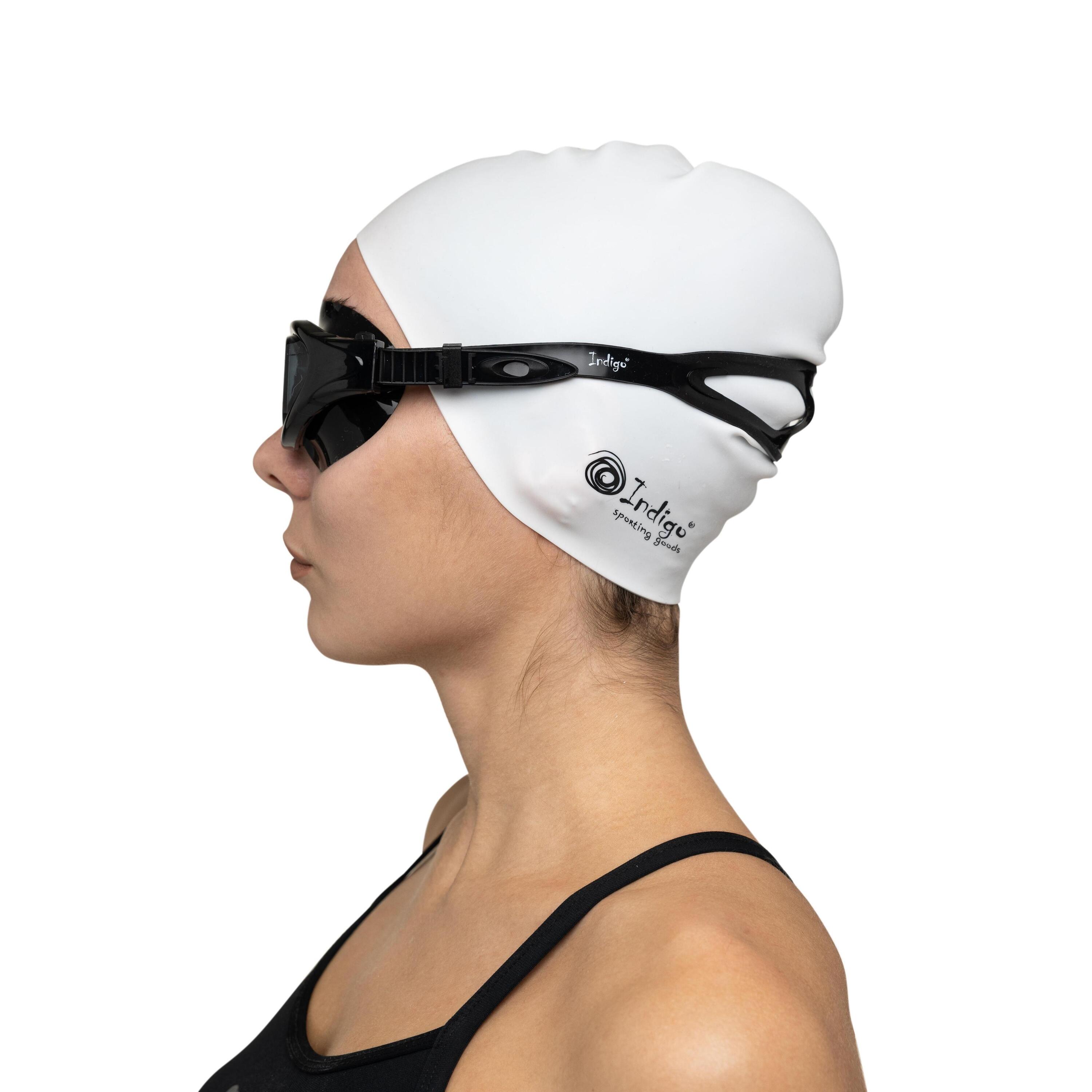 Schwimmmaske Kinder Schwimmen SHARK INDIGO 3/7