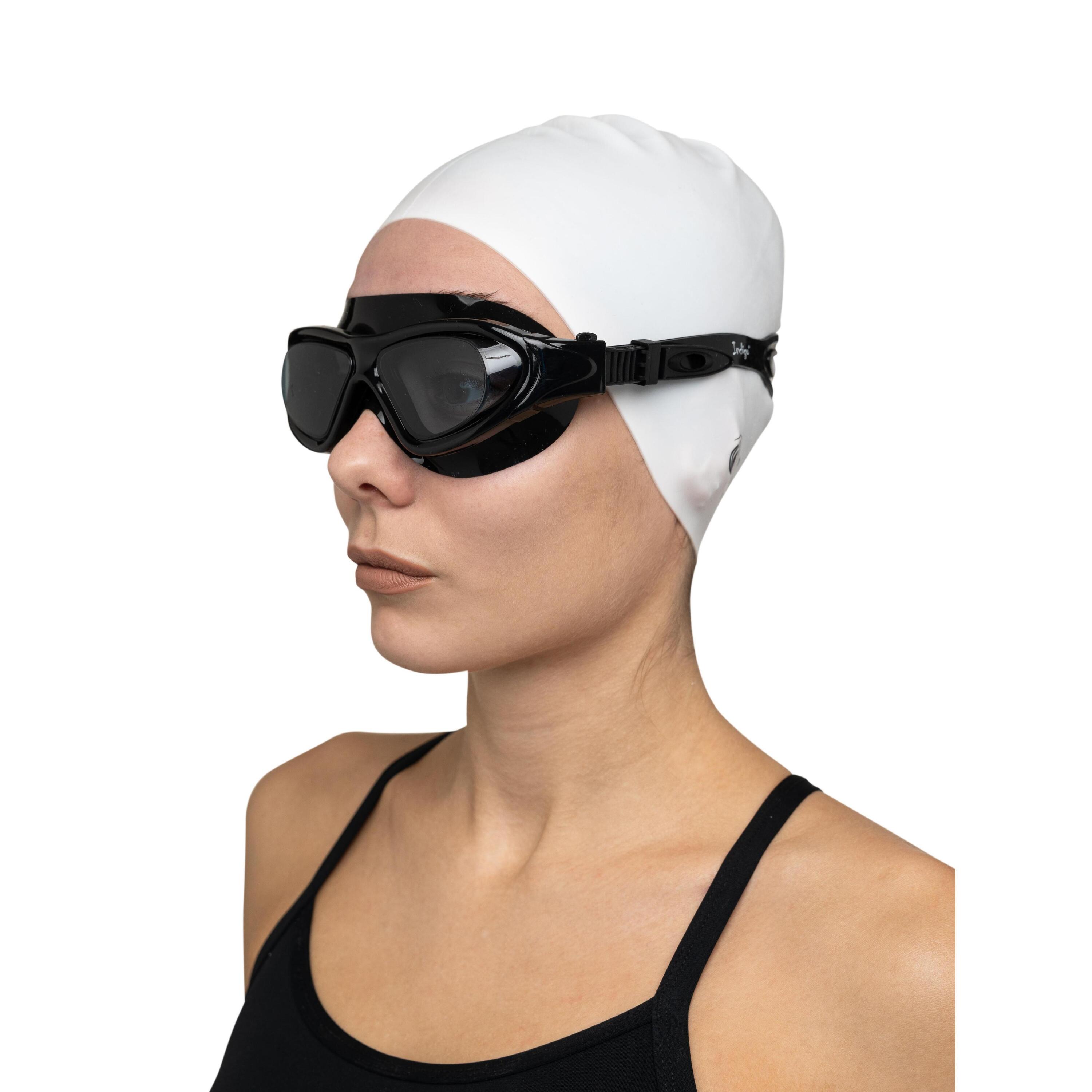 Schwimmmaske Kinder Schwimmen SHARK INDIGO 2/7