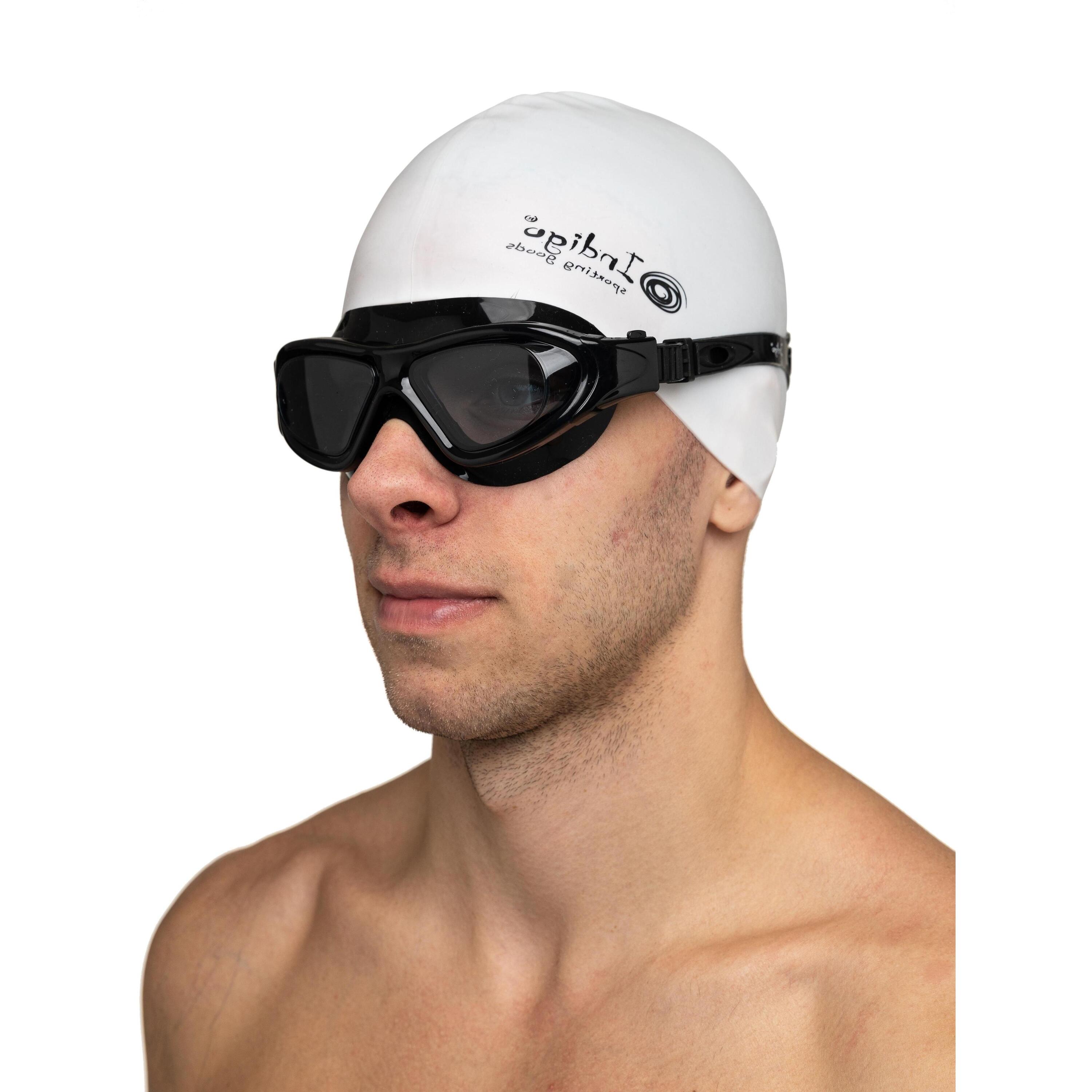 Schwimmmaske Kinder Schwimmen SHARK INDIGO 4/7