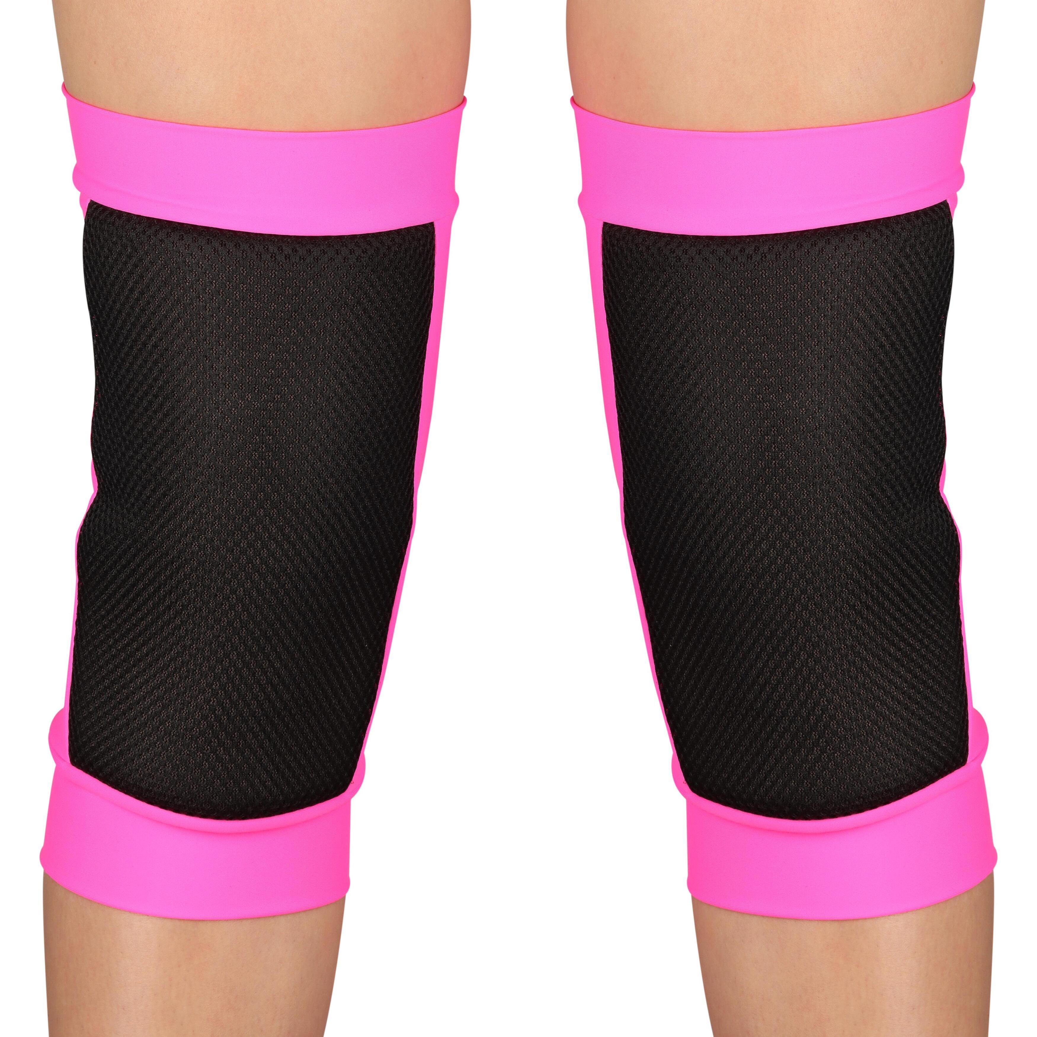 Indigo Sports - Genouillères Gymnastique Et Danse Longues Et Renforcées Sandra Indigo Taille M - Protection Genou - Rose - 40 M - Decathlon