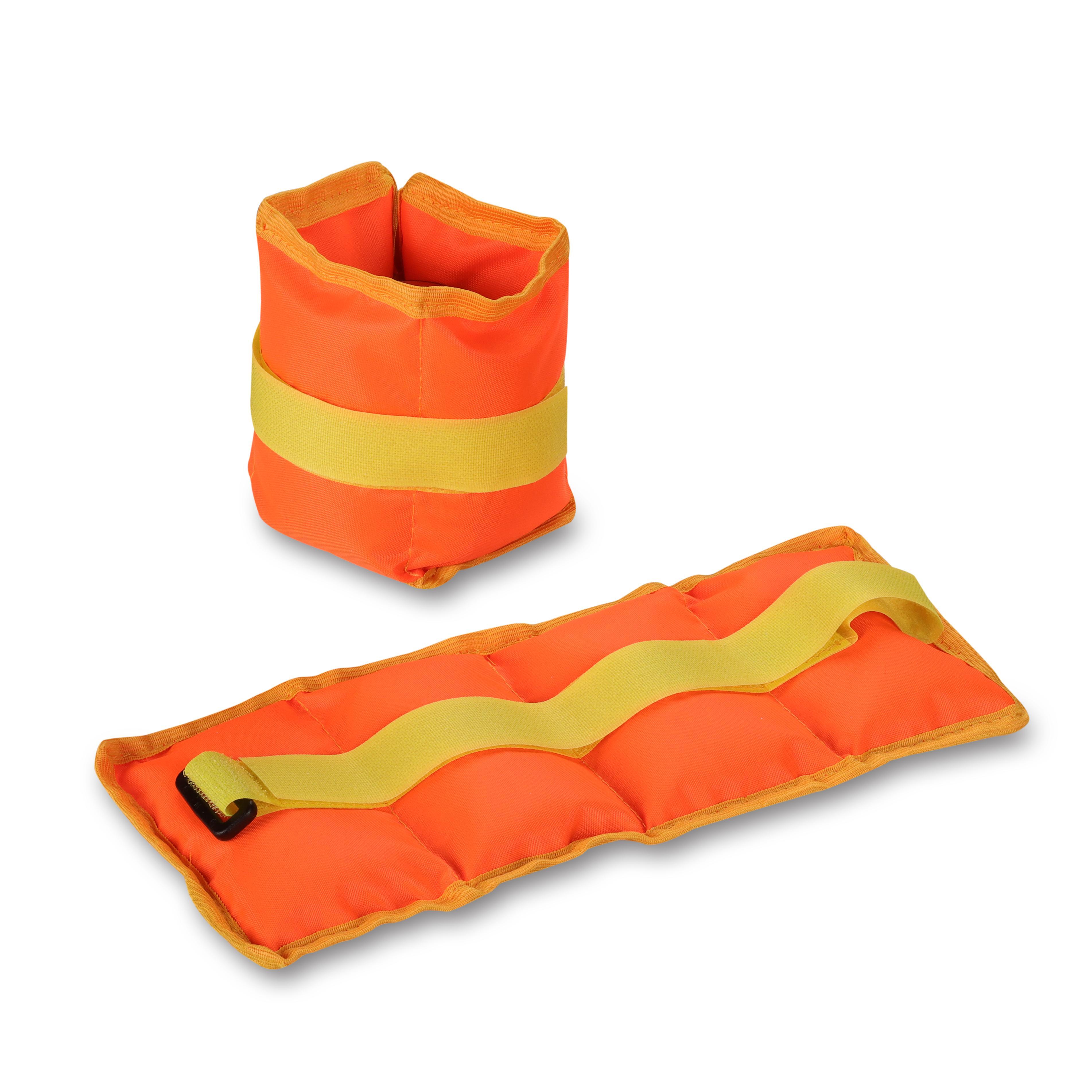 Indigo Sports - Poids Pour Chevilles Et Poignets Classic Indigo - Haltères Reglable - Orange - 200 G - Decathlon