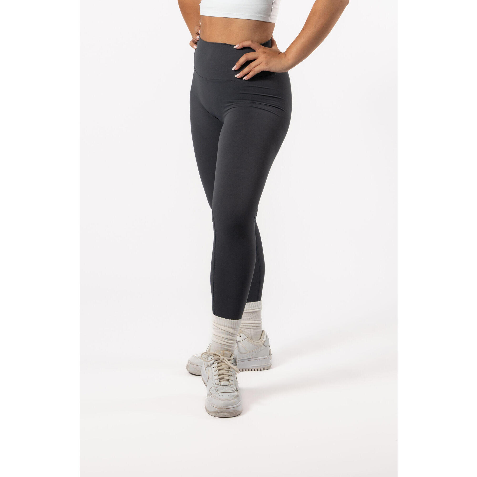 Aesthetic Wolf - Legging Femme 7/8 Pour Yoga & Pilates Bleu Nuit - Legging - Bleu - 36 Xs - Decathlon