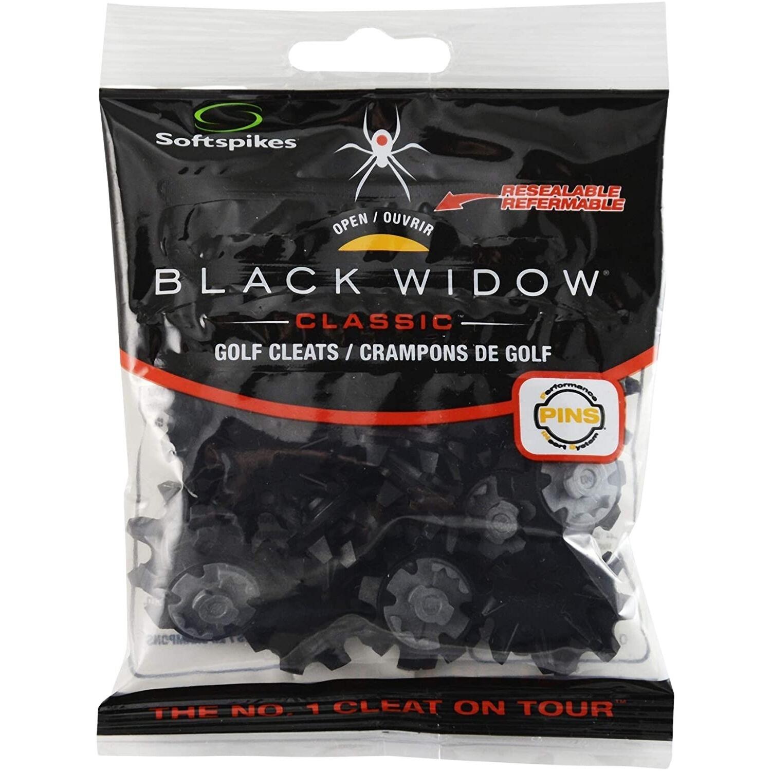 Softspikes - Crampon De Chaussure De Golf Softspikes Black Widow Pins - Chaussures À Crampons - Noir - No Size - Decathlon