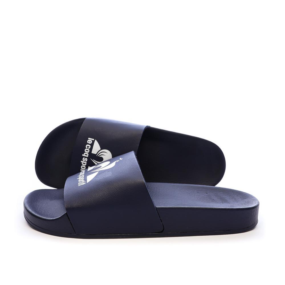Le Coq Sportif - Claquette Marine/blanc Homme  Le Coq Sportif Slid - Claquettes - Bleu - Decathlon