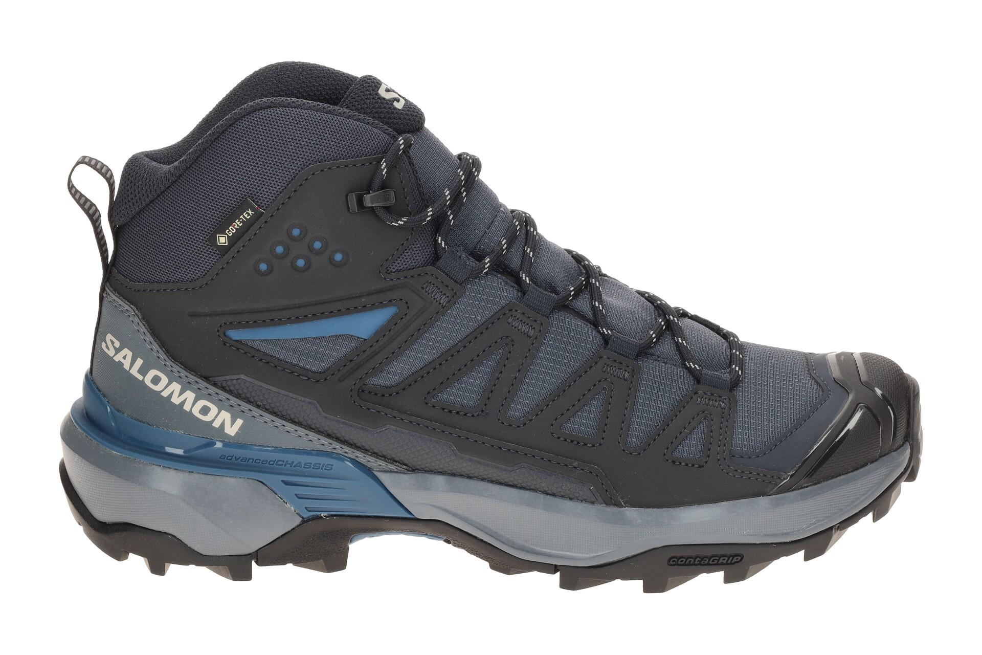 Salomon X Ultra 360 Mid Schuhe blau schwarz GORE-TEX 2/7