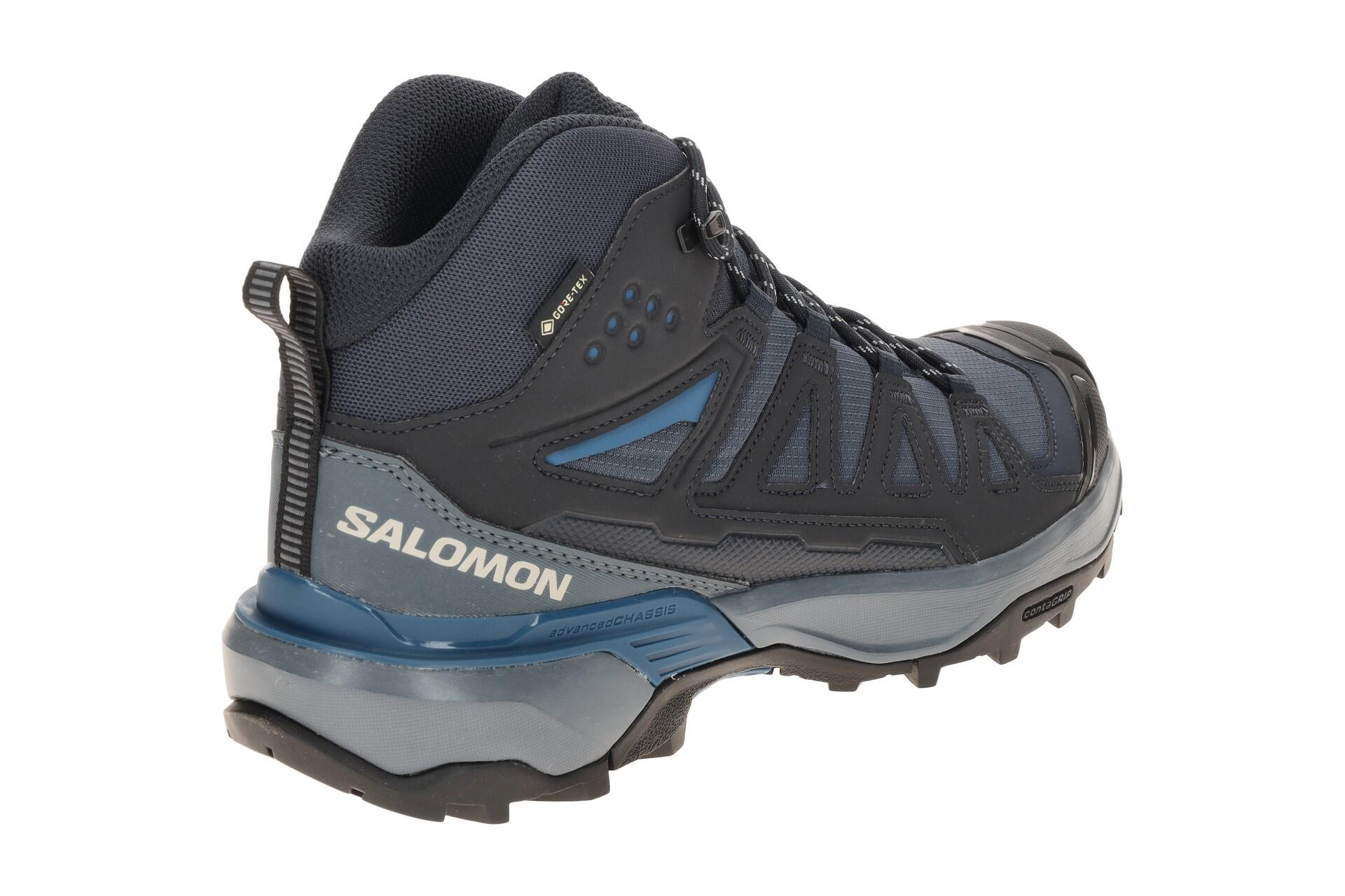 Salomon X Ultra 360 Mid Schuhe blau schwarz GORE-TEX 4/7