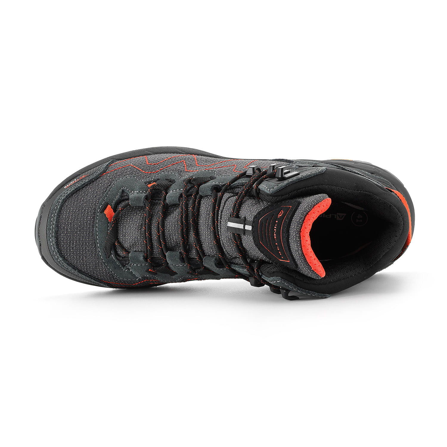 Buty wysokie trekkingowe unisex Alpine Pro Cerne 2 Vibram 5/6