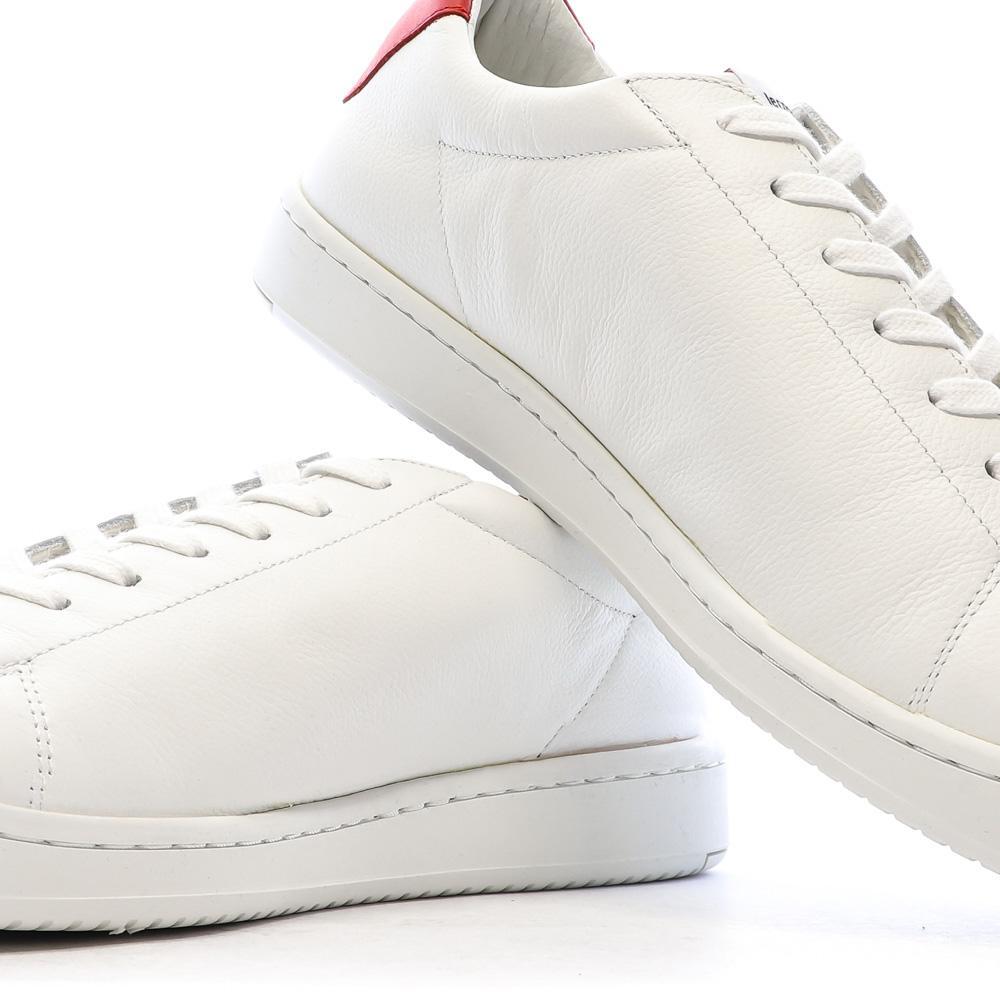 Baskets Blanches/rouge Homme Le Coq Sportif Phenix 7/7