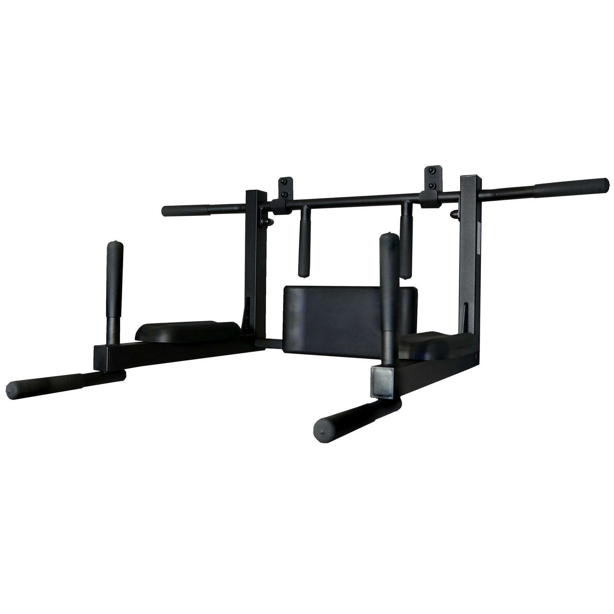 Pull-up bar and dipbar - wall-mounted solution