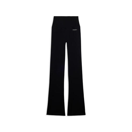 Leggings sportivi seamless a zampa con vita altissima