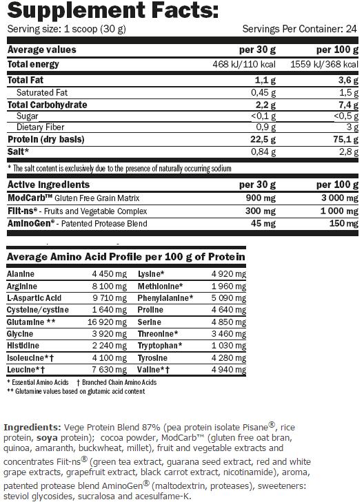 Vegefiit Protein - 2Kg Frutas del Bosque Amix Nutrition 3/4