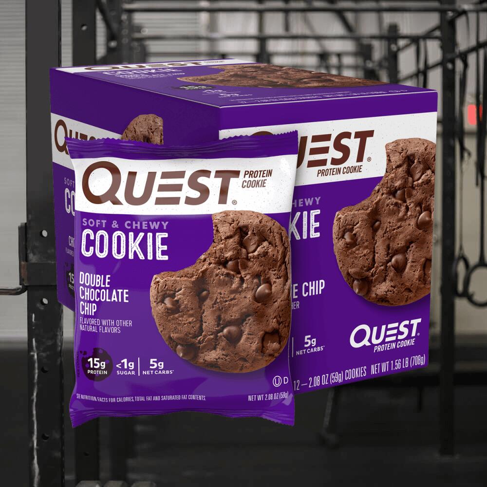 Quest Nutrition Protein Cookie (12x59g) Double Chocolate Chip 2/5