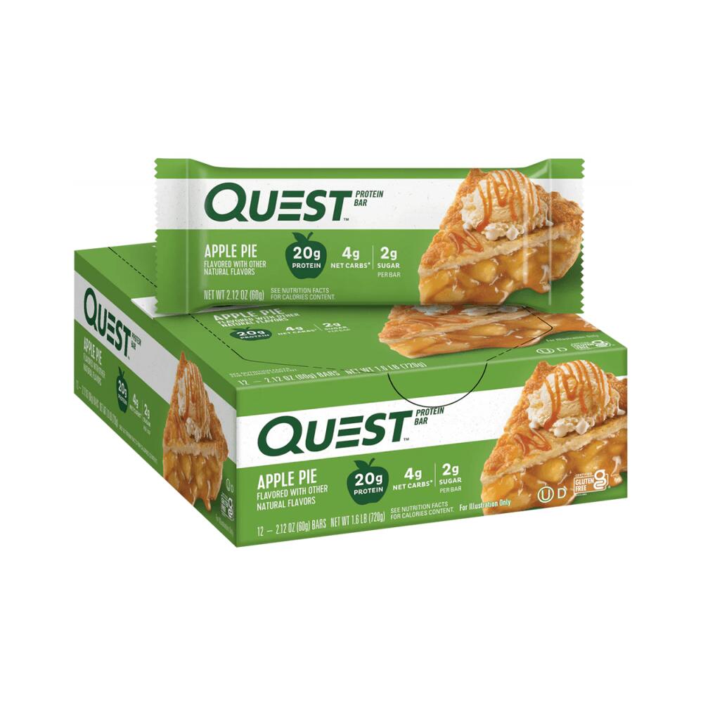 QUEST NUTRITION Quest Nutrition Quest Bars (12x60g) Apple Pie - Barre - Barrette proteiche