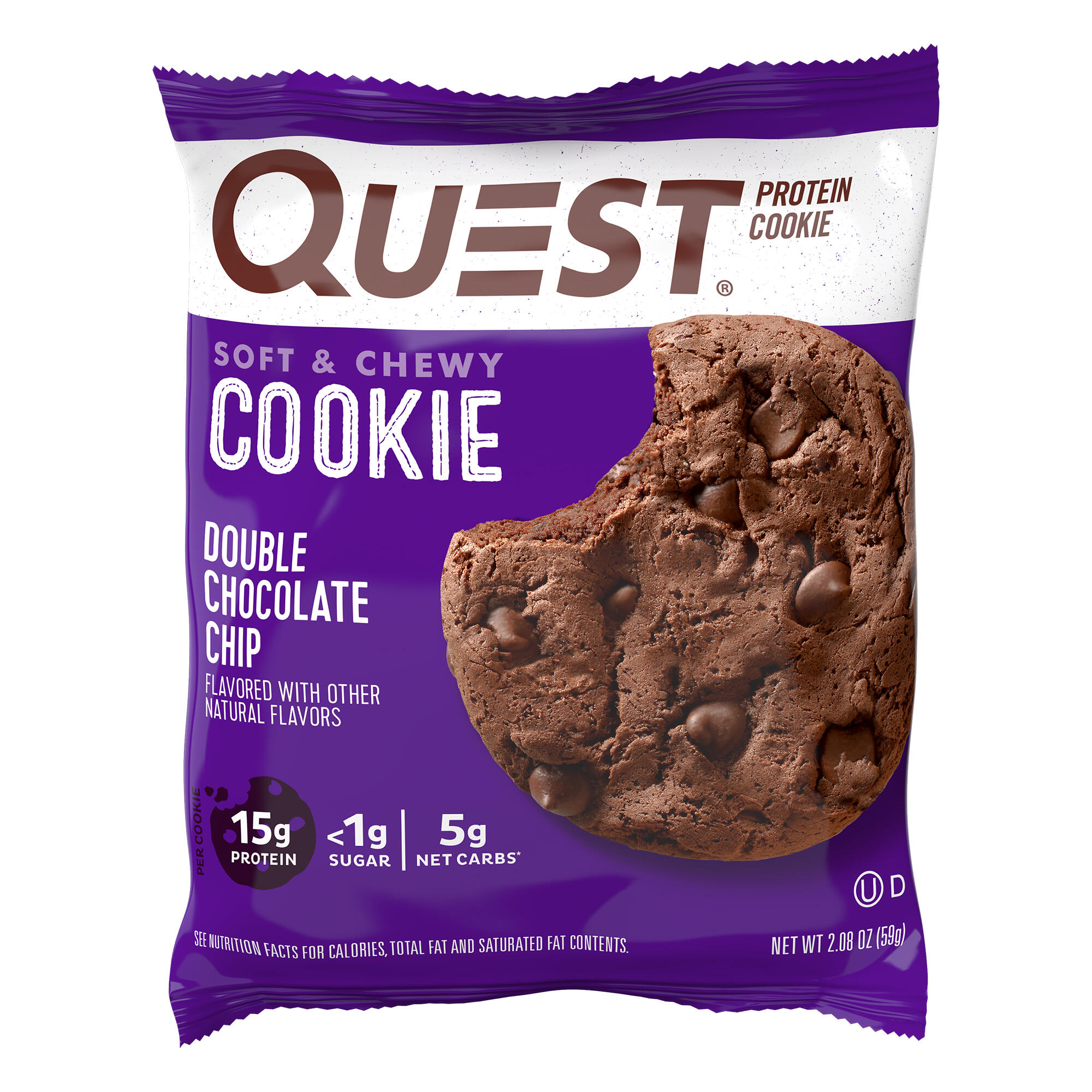 Quest Nutrition Protein Cookie (12x59g) Double Chocolate Chip 4/5