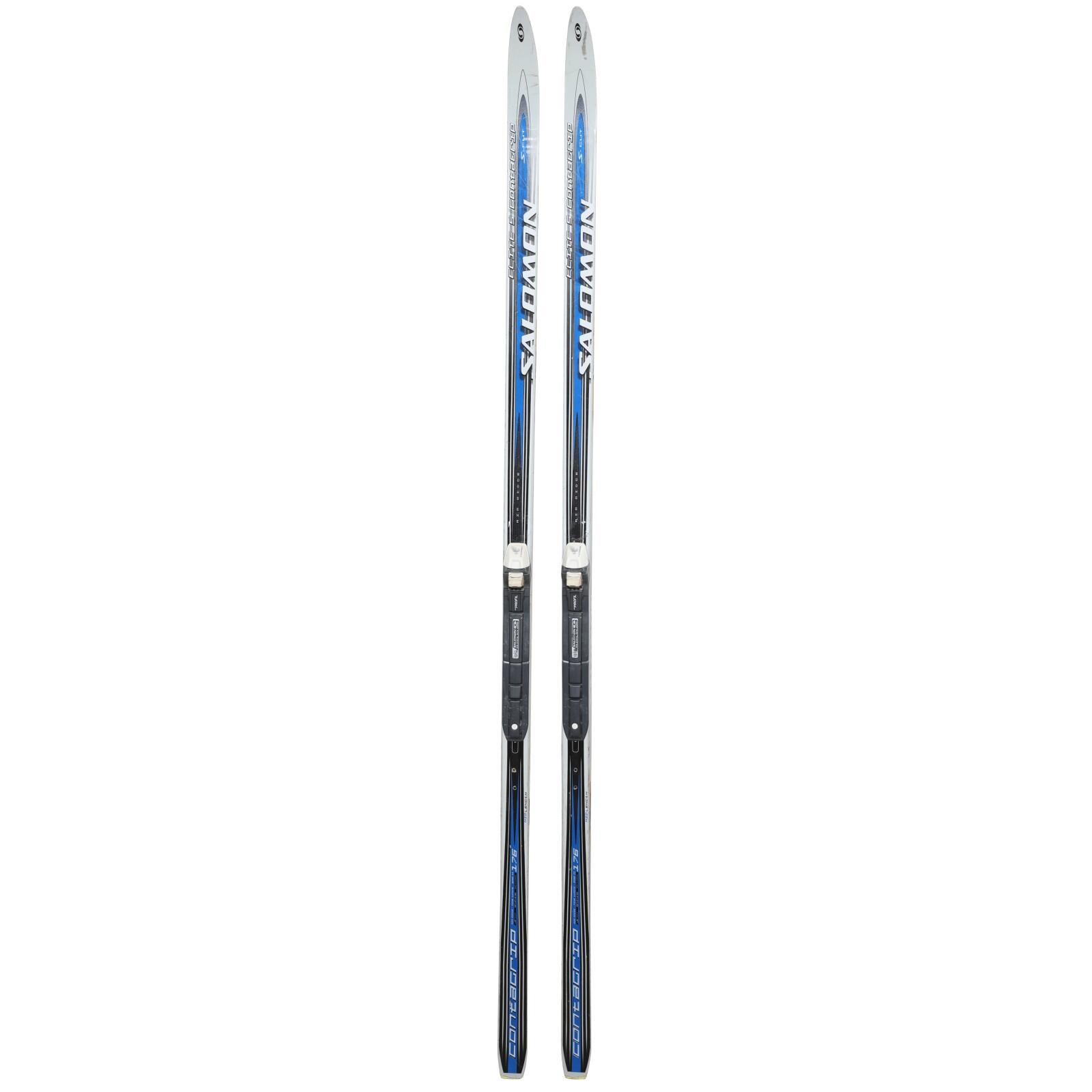 RECONDITIONNE - Ski De Fond Salomon Elite 5 Contagrip + Fixation Sns 2/4