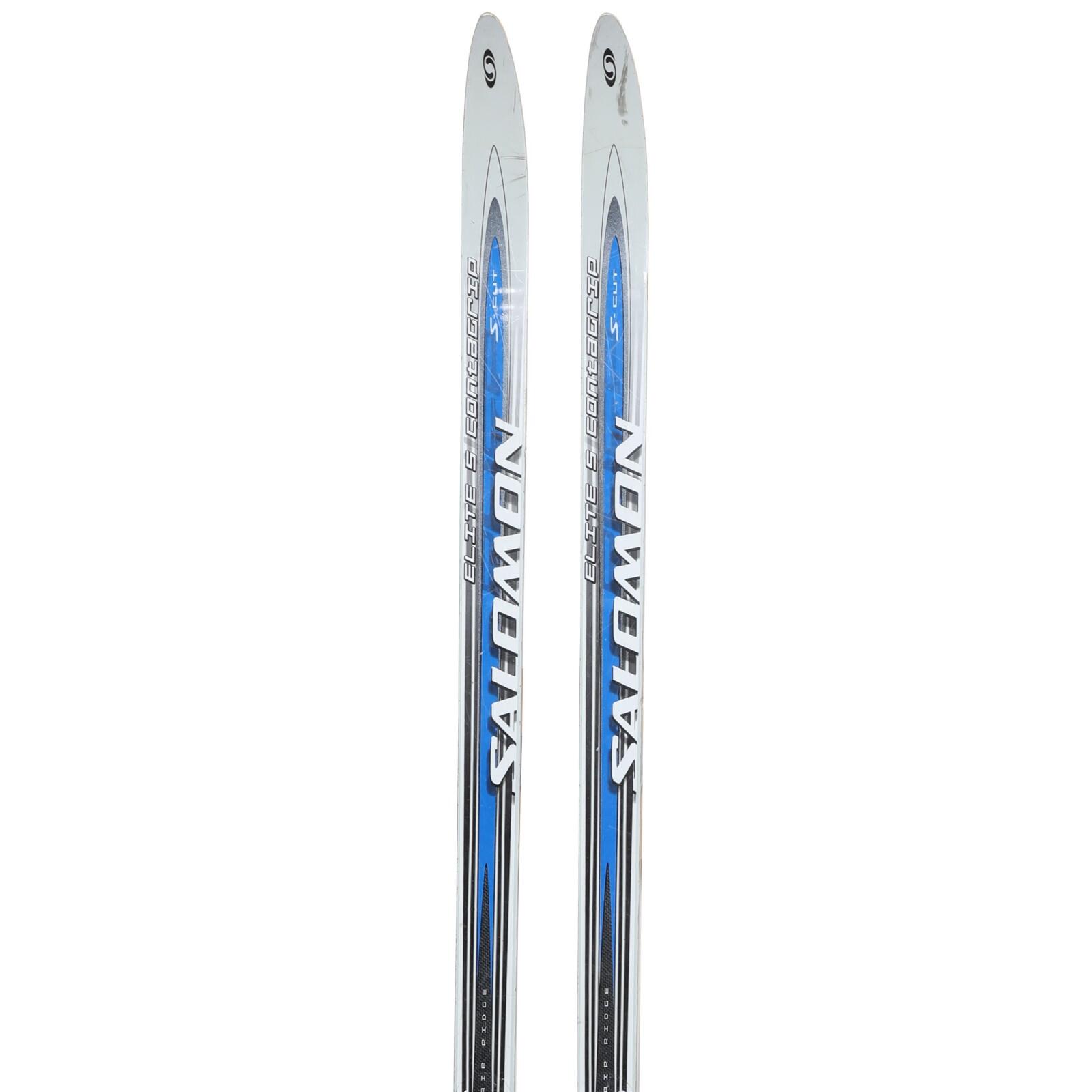 SALOMON RECONDITIONNE - Ski De Fond Salomon Elite 5 Contagrip + Fixation Sns