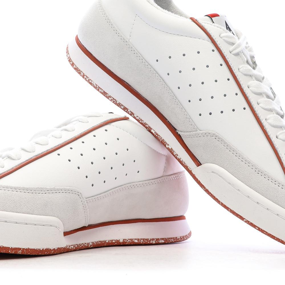 Baskets Blanches Homme Le Coq Sportif Noah Club Terre Battue 7/7