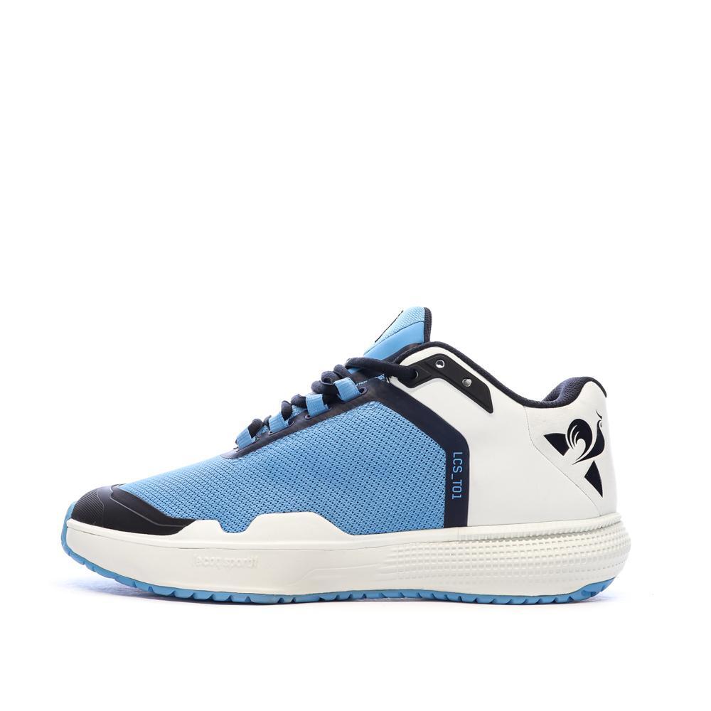 Le Coq Sportif Men's LCS-T01 All Court Tennis Shoes - Blue/White