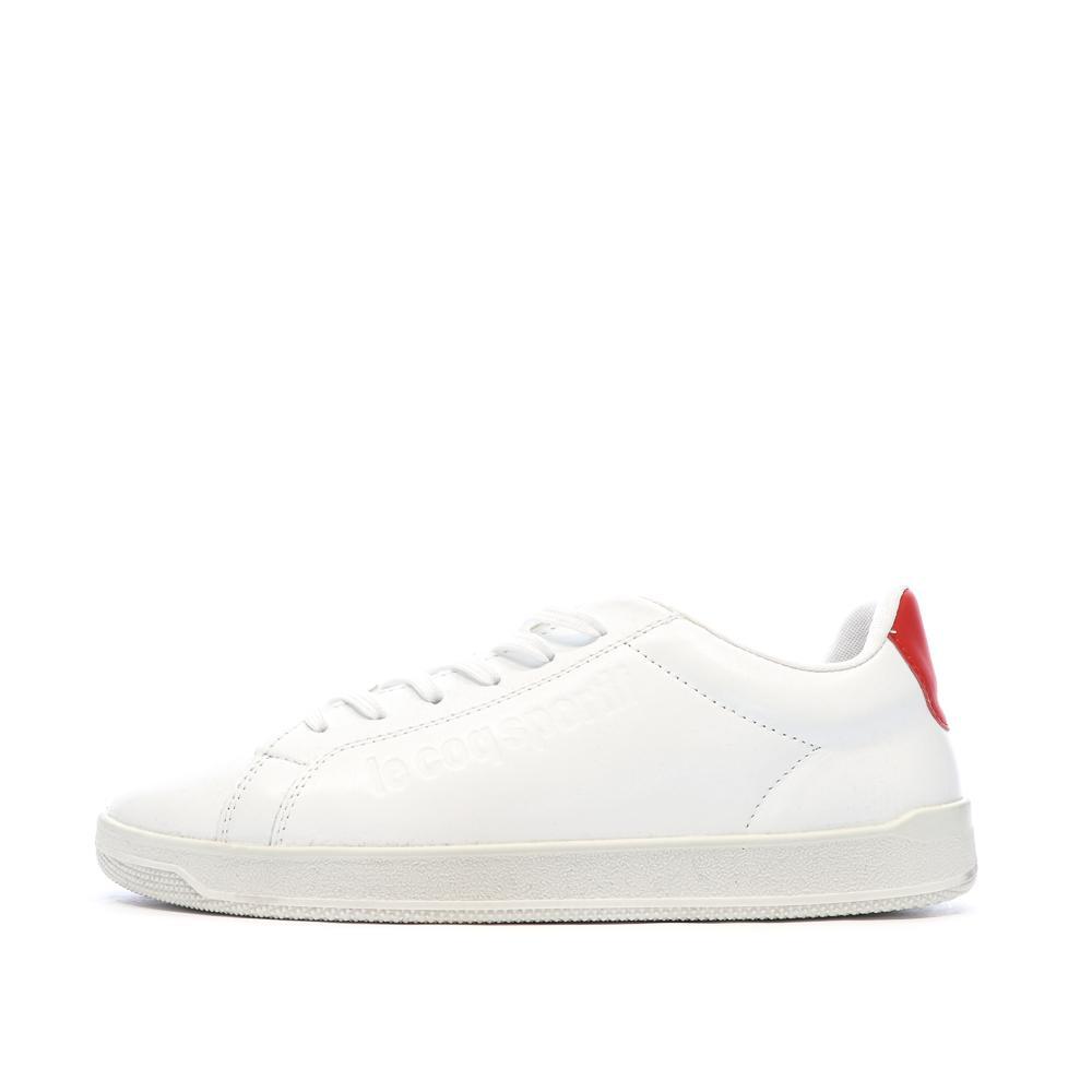 Men's White Le Coq Sportif Courtgalo Trainers