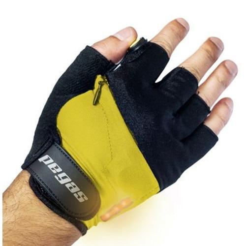 Manusi Pegas cu semnal led, Galben, M